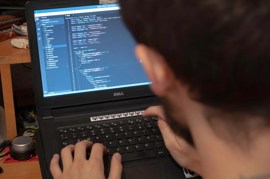 Focused shot of a laptop displaying the Pexels login page, highlighting modern digital interface.